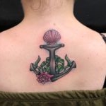 Anchor on back